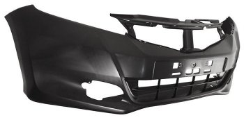 5 349 р. Передний бампер SAT  Honda Fit  2 (2010-2012) (Неокрашенный)  с доставкой в г. Санкт‑Петербург. Увеличить фотографию 1