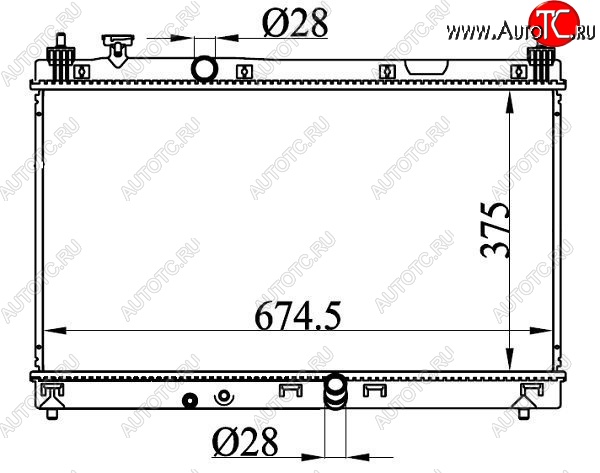 6 299 р. Радиатор SAT (пластинчатый, GK3/GK4)  Honda Fit ( GP,GK,  3,  3 GP,GK) (2013-2020)  дорестайлинг, GP,GK 1-ый рестайлинг, 2-ой рестайлинг  с доставкой в г. Санкт‑Петербург