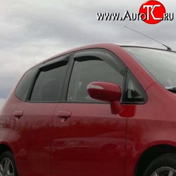 899 р. Дефлекторы окон (ветровики) Novline 4 шт Honda Fit 1 GD дорестайлинг (2001-2004)  с доставкой в г. Санкт‑Петербург