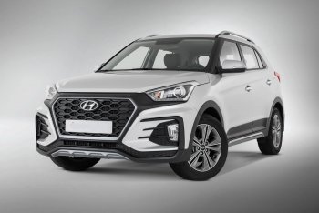 22 499 р. Передний бампер Xmug  Hyundai Creta  GS (2015-2021) (Неокрашенный)  с доставкой в г. Санкт‑Петербург. Увеличить фотографию 1