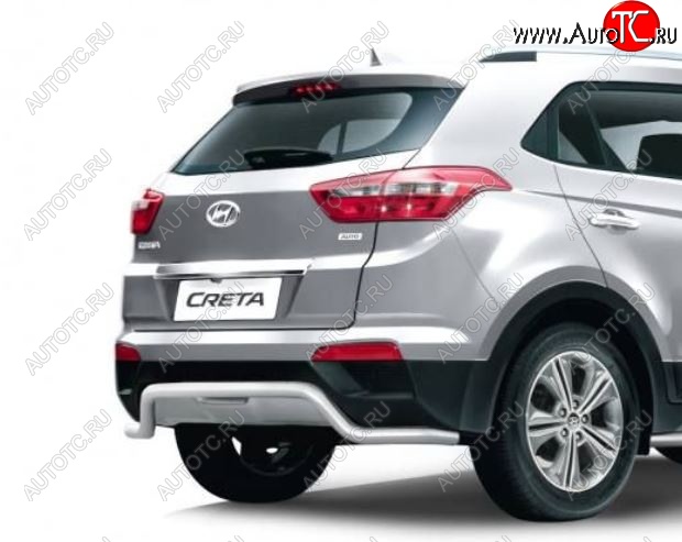 17 999 р. Защита заднего бампера PT GROUP Ø51мм Волна (НПС) HYUNDAI Creta 2016-2020  Hyundai Creta GS дорестайлинг (2015-2019)  с доставкой в г. Санкт‑Петербург