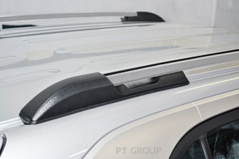 7 999 р. Рейлинги Petroil Tuning  Hyundai Creta  SU (2021-2024) (Серебристый муар)  с доставкой в г. Санкт‑Петербург. Увеличить фотографию 5