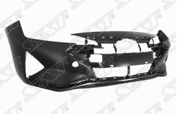 4 849 р. Передний бампер SAT  Hyundai Elantra  AD (2018-2020) (Неокрашенный)  с доставкой в г. Санкт‑Петербург. Увеличить фотографию 1