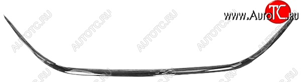 1 359 р. Молдинг переднего бампера SAT (хром)  Hyundai Elantra  MD (2010-2013) (Неокрашенный)  с доставкой в г. Санкт‑Петербург