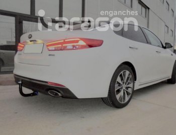 22 699 р. Фаркоп Aragon.(шар V)  Hyundai I40  1 VF (2011-2015), KIA Optima ( 4 JF,  JF) (2015-2020)  с доставкой в г. Санкт‑Петербург. Увеличить фотографию 3