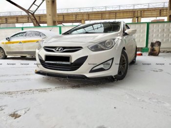 Юбка переднего бампера АВТОКРАТ Hyundai I40 1 VF рестайлинг седан (2015-2019)