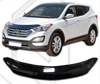 Дефлектор капота CA-Plastic Hyundai Grand Santa Fe 1 DM дорестайлинг (2013-2016)