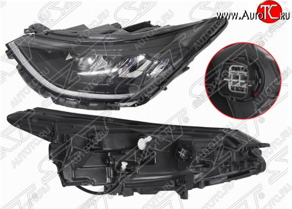 26 499 р. Левая передняя фара SAT (LED) Hyundai Sonata DN8 (2019-2022)  с доставкой в г. Санкт‑Петербург