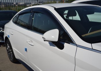 Дефлектора окон SIM Hyundai (Хюндаи) Sonata (Соната)  DN8 (2019-2024) DN8