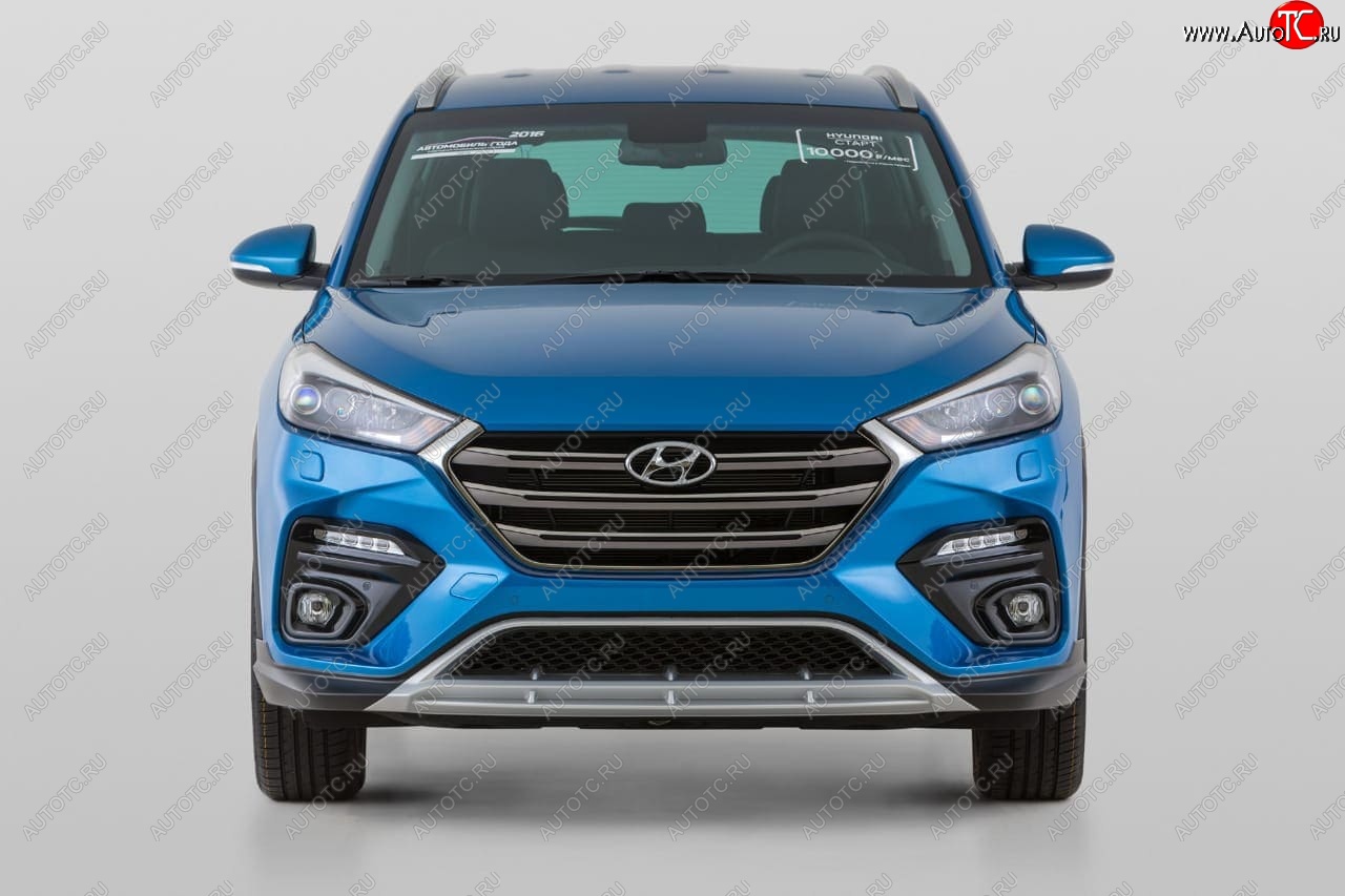 21 899 р. Передний бампер YT  Hyundai Tucson  3 TL (2015-2018) (Неокрашенный)  с доставкой в г. Санкт‑Петербург