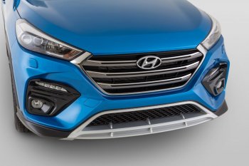 21 899 р. Передний бампер YT Hyundai Tucson TL дорестайлинг (2015-2018) (Неокрашенный)  с доставкой в г. Санкт‑Петербург. Увеличить фотографию 5