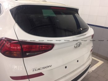 4 499 р. Спойлер АВТОКРАТ  Hyundai Tucson  TL (2018-2021) рестайлинг (Неокрашенный)  с доставкой в г. Санкт‑Петербург. Увеличить фотографию 2