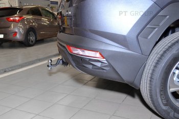 14 999 р. Фаркоп Petroil Tuning (съемный квадрат, сборка РФ) Hyundai Tucson NX4 (2020-2022)  с доставкой в г. Санкт‑Петербург. Увеличить фотографию 2