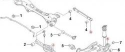 879 р. Полиуретановый сайлентблок цапфы задней подвески Точка Опоры  Hyundai Elantra (HD), I30 (FD), IX35 (1 LM), Sonata (YF), Tucson (2 LM), KIA Carens (UN), Ceed (1 ED), Magentis, Optima (2 MG), Rondo  с доставкой в г. Санкт‑Петербург. Увеличить фотографию 2