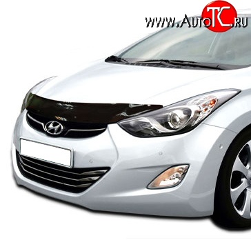 2 879 р. Дефлектор капота NovLine Hyundai Elantra MD дорестайлинг (2010-2013)  с доставкой в г. Санкт‑Петербург