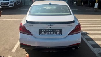 7 949 р. Спойлер на багажник АвтоКрат  Hyundai Genesis  DH (2014-2017) седан рестайлинг (Неокрашенный)  с доставкой в г. Санкт‑Петербург. Увеличить фотографию 5