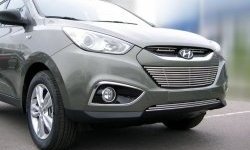 2 999 р. Нижняя декоративная вставка воздухозаборника Berkut Hyundai IX35 LM дорестайлинг (2009-2013)  с доставкой в г. Санкт‑Петербург. Увеличить фотографию 1