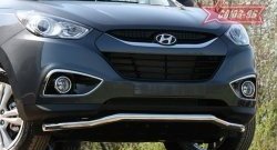 Защита переднего бампера одинарная Souz-96 (d60) Hyundai IX35 1 LM дорестайлинг (2009-2013)