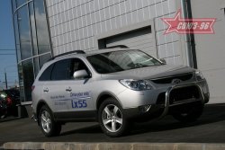 Защита переднего бампера Souz-96 (d76) Hyundai IX55 (2008-2012)