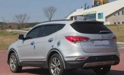 5 349 р. Комплект дефлекторов окон СТ Hyundai Santa Fe DM дорестайлинг (2012-2016)  с доставкой в г. Санкт‑Петербург. Увеличить фотографию 2