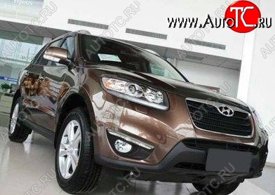 13 299 р. Дневные ходовые огни СТ  Hyundai Santa Fe  CM (2006-2012) дорестайлинг, рестайлинг  с доставкой в г. Санкт‑Петербург