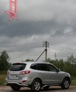 11 159 р. Защита заднего бампера Souz-96 (d60) Hyundai Santa Fe CM рестайлинг (2009-2012)  с доставкой в г. Санкт‑Петербург. Увеличить фотографию 2