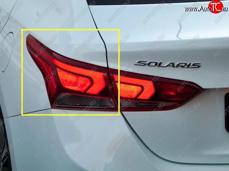 24 849 р. Фара задняя левая Стандартная (светодиодная)  Hyundai Solaris  HCR (2017-2020) седан дорестайлинг  с доставкой в г. Санкт‑Петербург