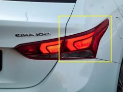 30 699 р. Фара задняя правая Стандартная (светодиодная)  Hyundai Solaris  HCR (2017-2020) седан дорестайлинг  с доставкой в г. Санкт‑Петербург. Увеличить фотографию 1