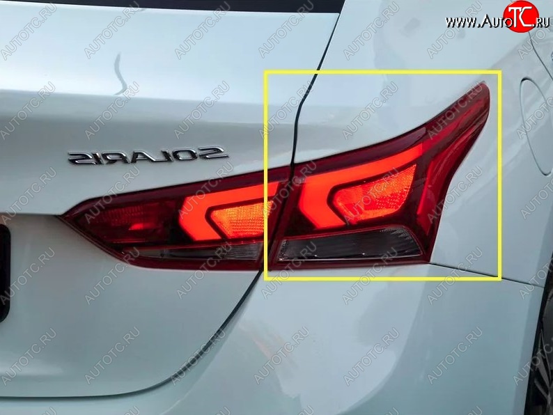 30 699 р. Фара задняя правая Стандартная (светодиодная)  Hyundai Solaris  HCR (2017-2020) седан дорестайлинг  с доставкой в г. Санкт‑Петербург