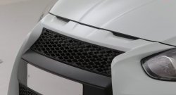 14 499 р. Передний бампер Lexus Style  Hyundai Solaris ( 1 седан,  1 хэтчбек) (2010-2014) (Неокрашенный)  с доставкой в г. Санкт‑Петербург. Увеличить фотографию 4