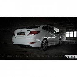 4 999 р. Пороги накладки TopKontur Design  Hyundai Solaris  RBr (2010-2017), KIA Rio  3 QB (2011-2017) (Неокрашенные)  с доставкой в г. Санкт‑Петербург. Увеличить фотографию 14