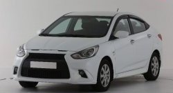 449 р. Заглушка буксировочной проушины бампера Sport-2 Hyundai Solaris RBr седан дорестайлинг (2010-2014) (Неокрашенная)  с доставкой в г. Санкт‑Петербург. Увеличить фотографию 2