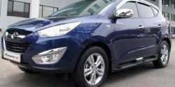 15 499 р. Пороги CT Hyundai Tucson LM (2010-2017)  с доставкой в г. Санкт‑Петербург. Увеличить фотографию 1