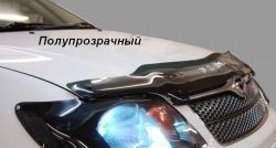 2 699 р. Дефлектор капота CA-Plastic  Hyundai Tucson  TL (2015-2021) дорестайлинг, рестайлинг (Classic черный, Без надписи)  с доставкой в г. Санкт‑Петербург. Увеличить фотографию 3