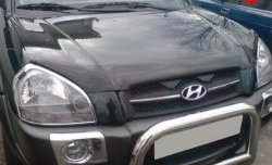 Дефлектор капота NovLine (рестайлинг) Hyundai Tucson 1 JM (2004-2010)