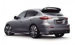 31 249 р. Накладка на задний бампер Impul INFINITI EX35 J50 (2007-2013) (Неокрашенная)  с доставкой в г. Санкт‑Петербург. Увеличить фотографию 3