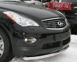 Защита переднего бампера одинарная Souz-96 (d60) INFINITI EX35 1 J50 (2007-2013)