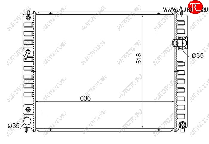 8 249 р. Радиатор двигателя SAT (пластинчатый, МКПП/АКПП) INFINITI EX35 J50 (2007-2013)  с доставкой в г. Санкт‑Петербург