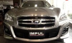 52 749 р. Передний бампер Impul INFINITI M (2010-2014) (Без карбоновых вставок, Неокрашенный)  с доставкой в г. Санкт‑Петербург. Увеличить фотографию 3