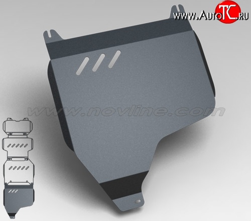 4 299 р. Защита раздаточной коробки Novline (5.6, АКПП, 3 мм)  INFINITI QX56  Z62 (2010-2013), Nissan Patrol  6 (2010-2014)  с доставкой в г. Санкт‑Петербург