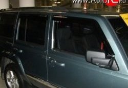 1 349 р. Комплект дефлекторов окон SkyLine Jeep Commander (2006-2010)  с доставкой в г. Санкт‑Петербург. Увеличить фотографию 1