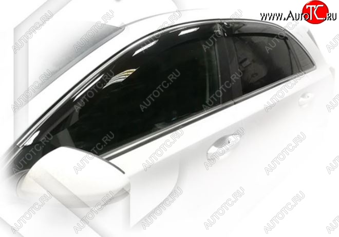 2 599 р. Дефлектора окон CA-Plastiс  KIA Ceed  3 CD (2018-2024) хэтчбэк (Classic полупрозрачный, Без хром молдингов)  с доставкой в г. Санкт‑Петербург