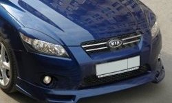 1 299 р. Реснички на фары (дорестайлинг) Tuning-Sport  KIA Ceed  1 ED (2006-2010) дорестайлинг универсал, дорестайлинг, хэтчбэк 5 дв. (Неокрашенные)  с доставкой в г. Санкт‑Петербург. Увеличить фотографию 1