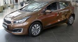 4 599 р. Молдинги RA  KIA Ceed  2 JD (2015-2018) рестайлинг, хэтчбэк (Поверхность шагрень)  с доставкой в г. Санкт‑Петербург. Увеличить фотографию 5