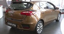 1 779 р. Защитная накладка на задний бампер RA  KIA Ceed  2 JD (2015-2018) рестайлинг, хэтчбэк  с доставкой в г. Санкт‑Петербург. Увеличить фотографию 2