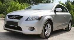 789 р. Реснички на фары RA  KIA Ceed  1 ED (2006-2010) дорестайлинг универсал, дорестайлинг, хэтчбэк 5 дв. (Поверхность глянец (под окраску), Неокрашенные)  с доставкой в г. Санкт‑Петербург. Увеличить фотографию 4