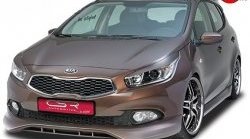 4 749 р. Накладка на передний бампер CSR (уценка)  KIA Ceed  2 JD (2012-2016)  с доставкой в г. Санкт‑Петербург. Увеличить фотографию 1