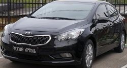 889 р. Реснички на фары RA  KIA Cerato  3 YD (2013-2016) дорестайлинг седан (Неокрашенные)  с доставкой в г. Санкт‑Петербург. Увеличить фотографию 4