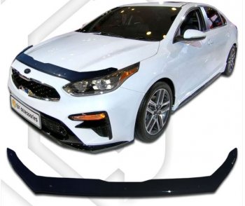 Дефлектор капота CA-Plastiс KIA Cerato 4 BD дорестайлинг седан (2018-2021)