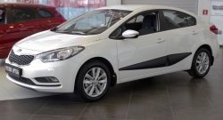 3 799 р. Молдинги RA (широкие, комплект на 4 двери)  KIA Cerato  4 BD (2018-2024) дорестайлинг седан, рестайлинг седан (Поверхность глянец (под окраску), Неокрашенные)  с доставкой в г. Санкт‑Петербург. Увеличить фотографию 4